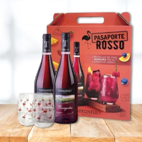 Pack Pasapore Rosso Borgoña